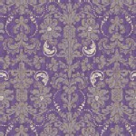 Andover - French Twist - Damask in Purple