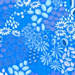 Andover - The Lovely Hunt - Flower Carpet in Blue