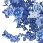 Art Gallery Fabrics - AGF Collection - In Blue - Bloesem in Royal