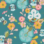 Art Gallery Fabrics - Emmy Grace - Floral Floats in Fresh