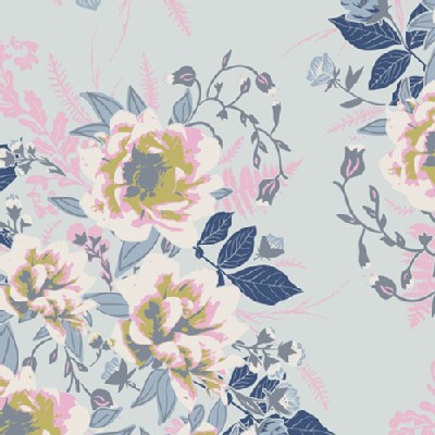 Art Gallery Fabrics - Knits - Wild Posy in Ethereal