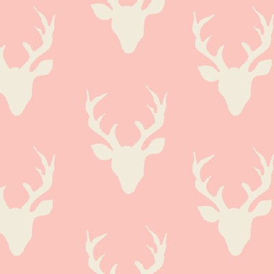 Art Gallery Fabrics - Knits - Buck Forest in Pink