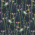 Art Gallery Fabrics - Petal and Plume - Illusionist Vine in Tui