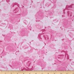 Benartex - English Rosey - Rose Garden in Light Pink