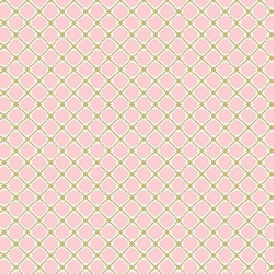 Blend Fabrics - Anna Griffin - Rose Garden Lattice in Pink