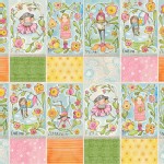 Blend Fabrics - Kids - Sugar and Spice - Girl Power Panel - 24in in Multi