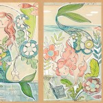 Blend Fabrics - Mermaid Days - Panel in Panel