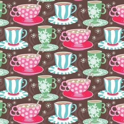 Blend Fabrics - Sugar Rush - Cups of Comfort in Brown