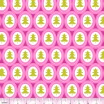 Blend Fabrics - Treelicious - Jingle Bells in Pink
