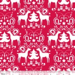 Blend Fabrics - Treelicious - Rudolph in Red