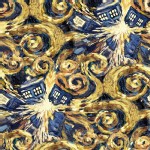 Character Prints - Dr Who - Exploding Tardis in Yellow