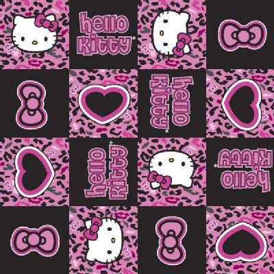 Character Prints - Hello Kitty - Sanrio Hello Kitty Cheetah Patch in Pink