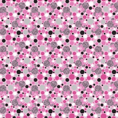 Character Prints - Mickey - Minnie Dots in Pink