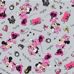 Character Prints - Mickey - Minnie Fashionista Toss in Gray