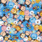 Character Prints - Mickey - Tsum Tsum Packed Logo in Blue
