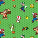 Character Prints - Nintendo - Super Mario Characters in Green
