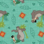 Character Prints - Other Characters - Jungle Book Toss in Green