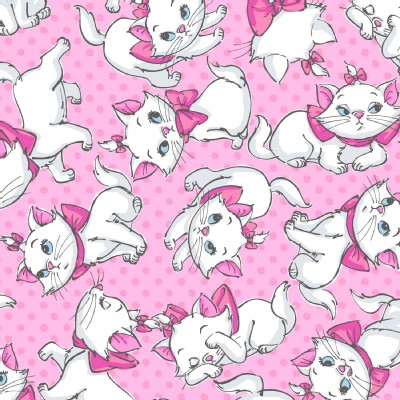 Character Prints - Other Characters - Aristocats - Many Faces of Marie in Pink