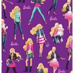 Character Prints - Other Characters - Fashionable Barbie in Purple