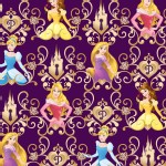 Character Prints - Princess - Princess Scroll in Plum