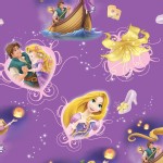 Character Prints - Princess - Rapunzel and Prince in Purple