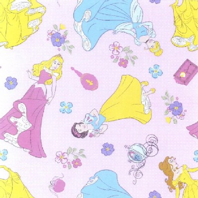 Character Prints - Princess - Princess Toss on Dots in Pink