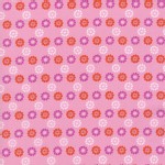 Cotton And Steel - Mustang - Flower Icons in Pink
