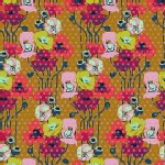 Free Spirit - Floral Retrospective - Raindrop Poppies in Amber
