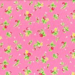 Lecien - Flower Sugar 2013 - Tossed Roses in Pink