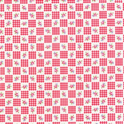 Lecien - Flower Sugar 2013 Fall - Small Checkers in Red