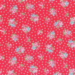 Lecien - Flower Sugar 2014 Fall - Small Florals in Red