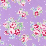 Lecien - Flower Sugar Rose Kiss - Main Floral in Violet