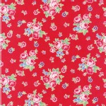 Lecien - Flower Sugar Rose Kiss - Floral Toss in Red
