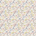 Lewis And Irene - A Little Bird Told Me - Cottage Flowers in Ivory