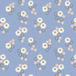 Lewis And Irene - Flos Wildflowers - Daisies in Blue