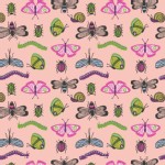 Lewis And Irene - Our Friends In the Garden - Bugs in Warm Pink