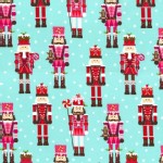 Michael Miller Fabrics - Holiday - Nutcrackers in Aqua