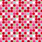 Michael Miller Fabrics - Holiday - Peppermint Dot in Pink