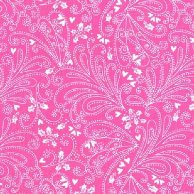 Michael Miller Fabrics - Holiday - Pixie Paisley in Candy