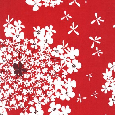 Michael Miller Fabrics - Holiday - Wild Carrot - Christmas on BrambleberryRidge in Red