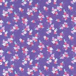 Michael Miller Fabrics - Kids - Princess Charming - Perky Petals in Grape