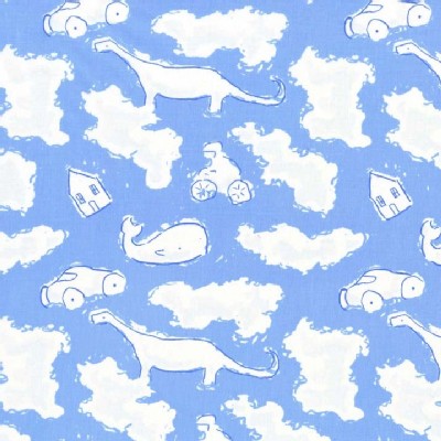 Michael Miller Fabrics - Lets Pretend - Cloud pictures in Sky