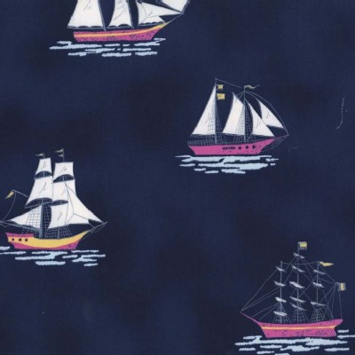 Michael Miller Fabrics - Out to Sea - My favorite ship in Bree