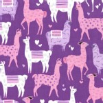 Michael Miller Fabrics - Packmates - Packmates in Purple