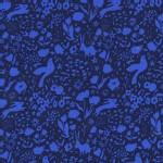 Michael Miller Fabrics - Sommer - Garden Shadow in Blueberry