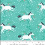 Moda Fabrics - Kids - Enchanted - Unicorn Galore in Misty