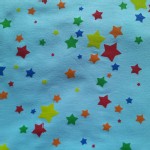One Red Blossom - Knits  - Stars - Rainbow in Blue