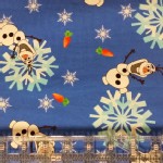 One Red Blossom - Knits - Snow Sisters - Happy Snowman in Blue