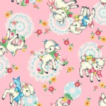 Quilt Gate - Dear Little World
 - Bambino Little Lamb in Light Pink