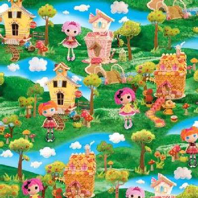 Quilting Treasures - Lalaloopsy - Scenic in Multi